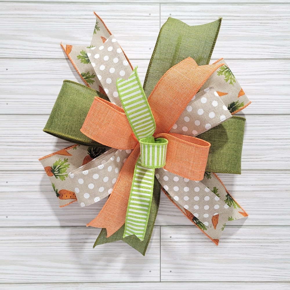 Spring Bows Set Of Two, Easter Bows, Lantern Bows